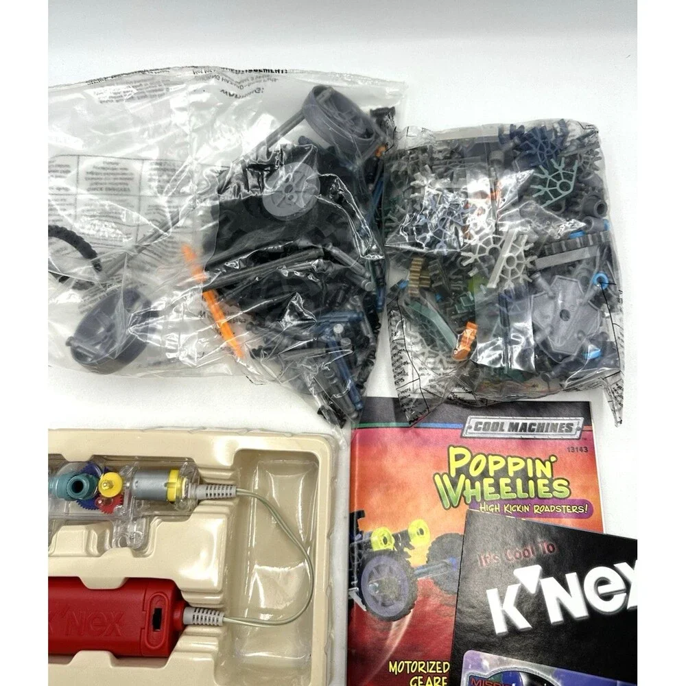 K'Nex Popping Wheelies Building Set Cool Machines #13143 NEW NO BOX